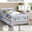 Solid Wood Twin Bed Frame with Drawers, Platform Storage Bed, Slat Support, No Box Spring Needed-1881152980
