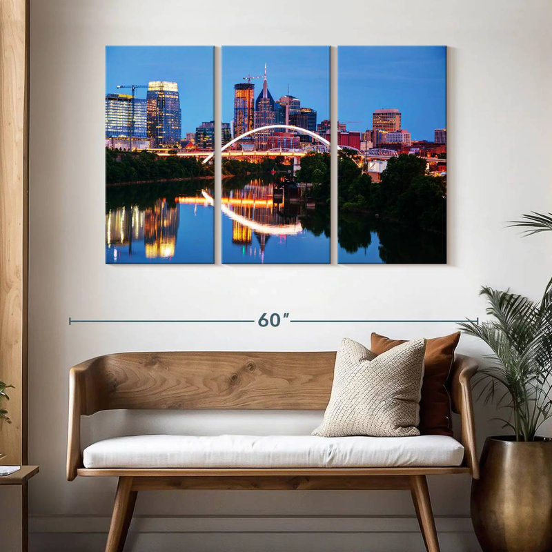 Nicci, Nashville, Tennessee, paysage urbain, H 32 po x l 50 po