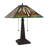 CHLOE Lighting FIRMAN Tiffany-Style 2-Light Mission Table Lamp 16" Shade