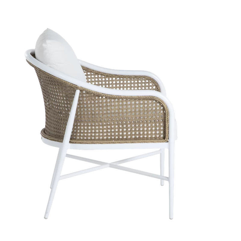 Havana Euro Lounge Chair In Herringbone Sand Fabric With Welt, Black, Tweed Toffee, Welt
