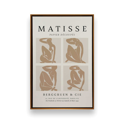 Nus Brun Matisse, affiche d'art