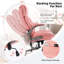 Chaise de bureau ergonomique moderne en cuir synthétique avec lombaire réglable-1191608311