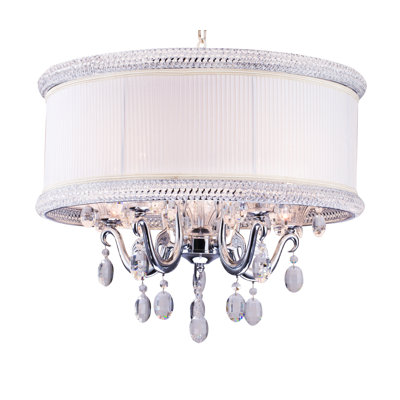 Traditional 5 Light Crystal Chandelier