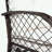 3-piece Outdoor Chair&Table Set with Two Swivel Chairs and a Square Table-879296772