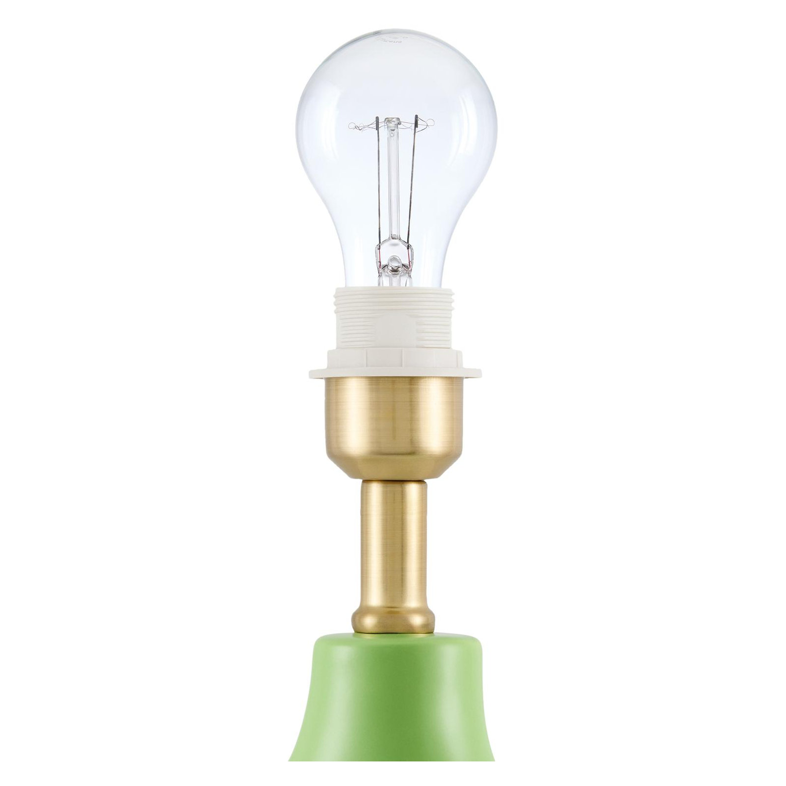 Celes Table Lamp, Grass Green, White
