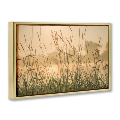 Toile flottante «Grassy Country Reeds» par Marty Hulsebos