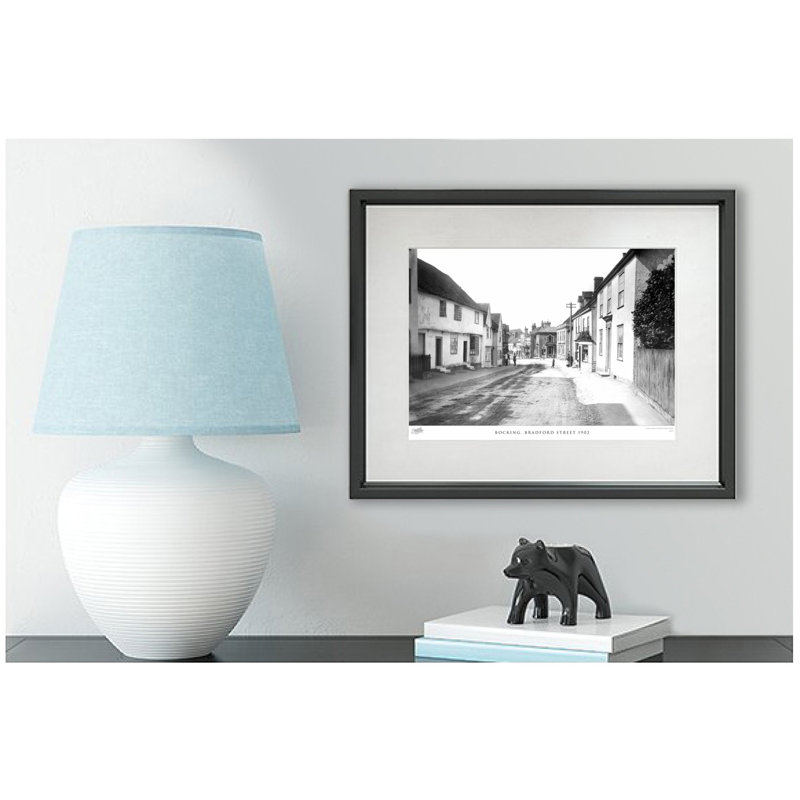 Bocking, Bradford Street 1902 by Francis Frith - Single Picture Frame Print, 28cm H x 36cm W x 2.3cm D