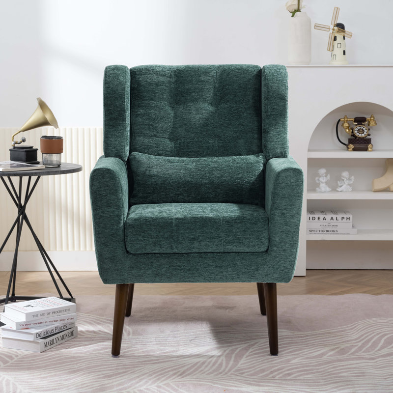 Modern Accent Chair, Living Room Chairs Comfy Reading Chair,Mid Century Accent Chair, Lounge Arm Chairs Armchair for Living Room Bedroom