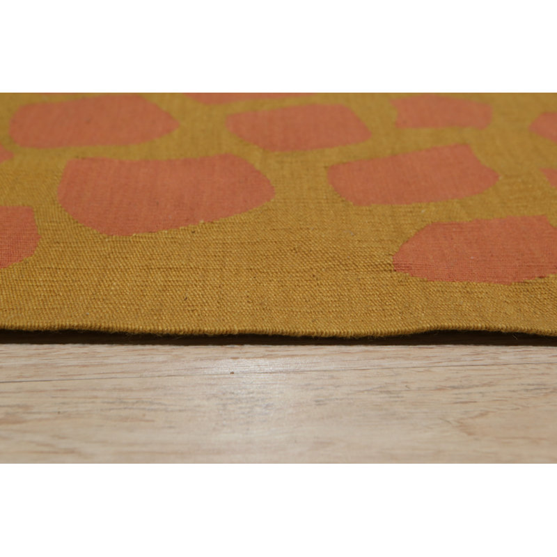Tapis contemporain en laine Bradyinch Ruby Rust