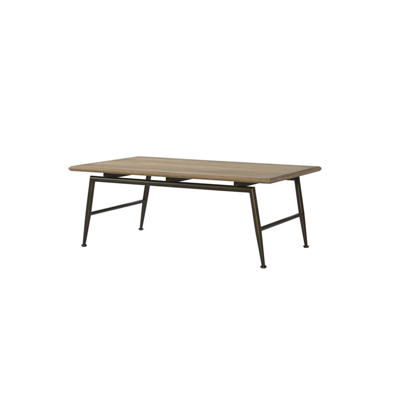 Oak Crest Cocktail table - Wheat, Beige / Noir, H 18 po x l 48 po x P 28 po