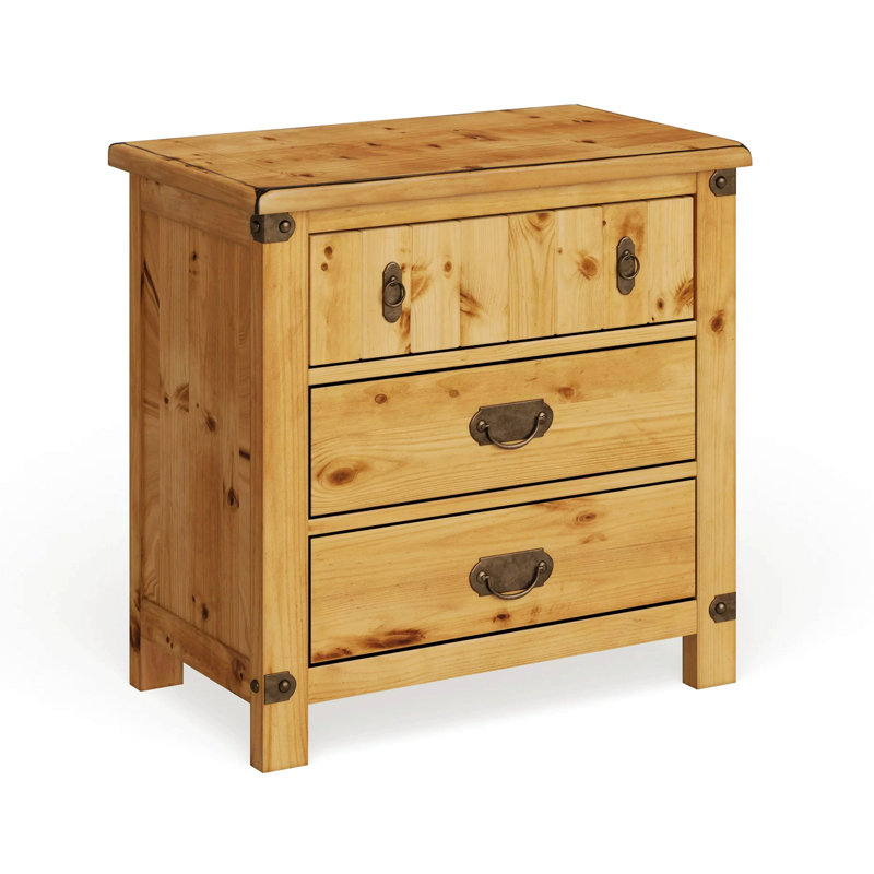 Adames 29.25'' W Solid Wood Nightstand