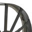 Horloge en fer forgé Valor - l 12 po x L 6,5 po x H 13,4 po - Argent