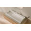 Lavabo de salle de bain vasque rectangulaire en résine 47,2 po x 18,9 po Badeloft WB-05-XXL-G blanc brillant-137927664