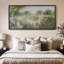 Grande toile murale encadrée, décor de paysage de prairie douce - 60 po x 20 po, 60 po x 30 po-417115353-417115352