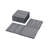 10 PCS Interlocking Deck Tiles Striped Pattern