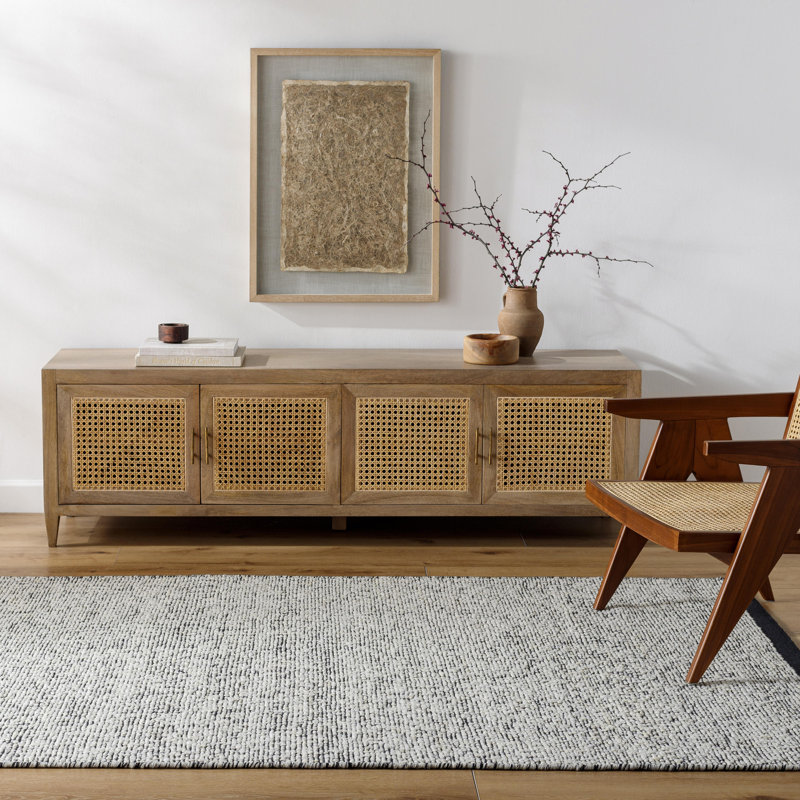 Ericka Hand Tufted Indoor Rug, Rectangle 8' x 10'