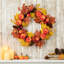 Couronne de citrouille artificielle mixte 24 po