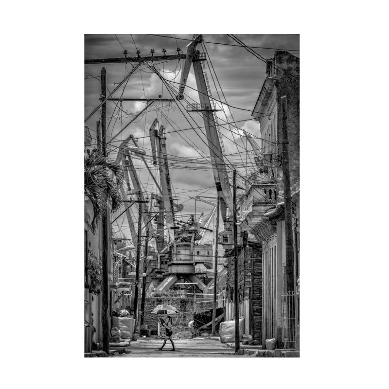 Art sur toile par Andy Bauer, H 19 po x l 12 po