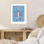«Crustacean Core Summer Blue» par Gadd Wood, reproduction d'art encadrée-1973323497-1973323499