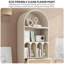 Bibliothèque moderne en bois et rotin simple-106326420