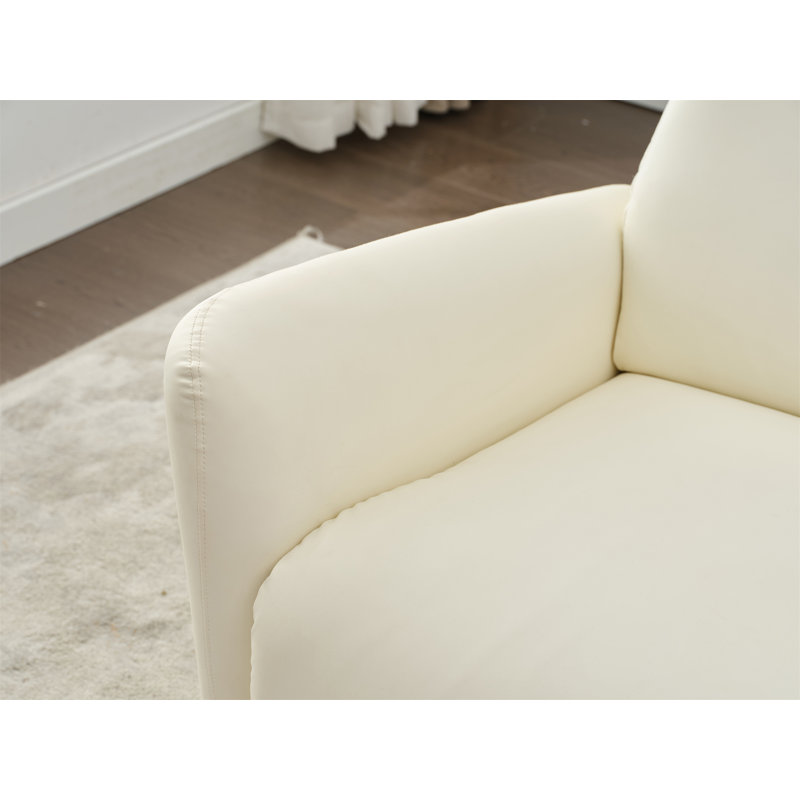Fauteuil inclinable et pivotant pivotant, Blanc