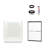 Ensemble 60" W x 73.75" H Framed Rectangle Sliding Shower Stall and Base Included-117445411-24397801