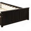 Lit plateforme avec couchette, cadre, espresso