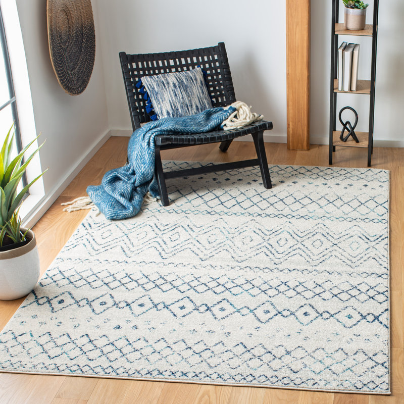 Desma Geometric Area Rug, Rectangle 155 x 229 cm