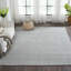 Hollmon Hand Loomed Striped Area Rug in Gray-1663869751