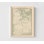 «Southern Europe - Alden 1886», décoration de bureau européen, carte de l'Europe, très grand atlas, reproduction d'art, art européen antique