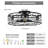20.07" Crystal Farmhouse Reversible Caged Ceiling Fan with Light Kit and Remote Control