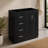 30'' Bathroom Vanity, Solid Wood Frame Bathroom Storage Cabinet, Freestanding Vanity Set with 3 Drawers& Soft Closing Doors-135276487