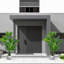 2- Piece Artificial Palm Tree in Planter Set