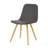GILA DINING CHAIR WITH HEAT TRANFER LEGS,Set Of 2, Chair