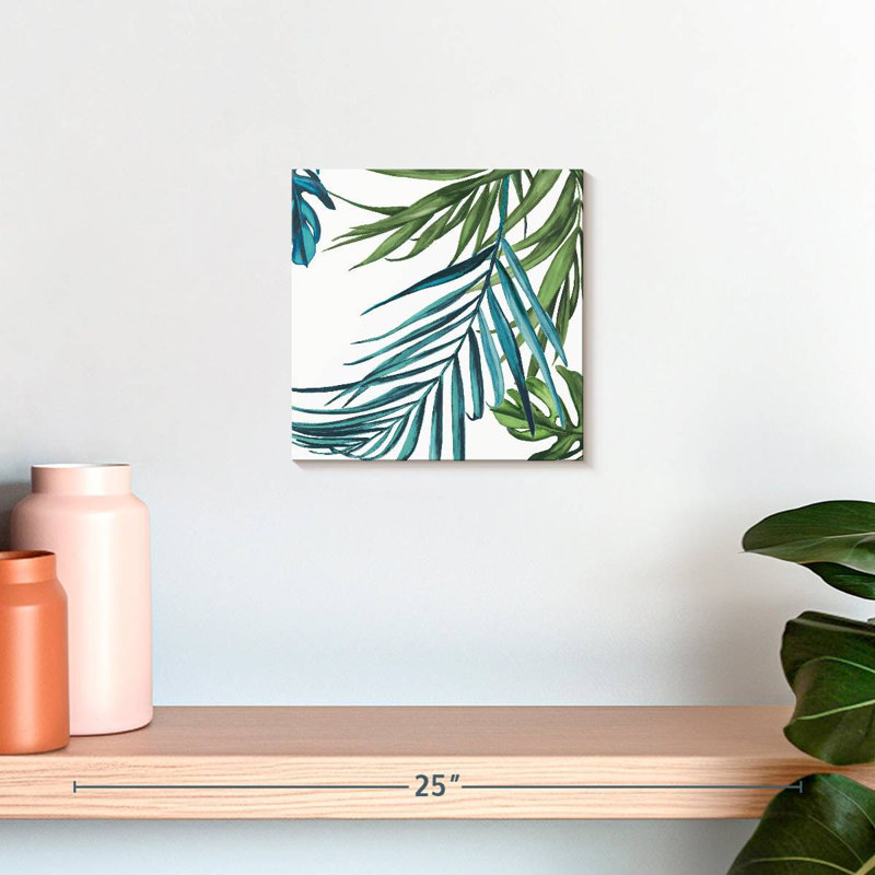 Harnek Palm Leaves I, H 10 po x l 10 po