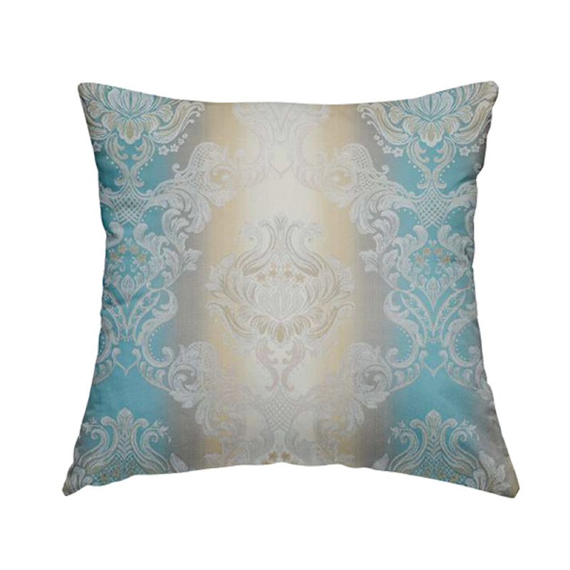Depew Damask Square Cushion, 55cm H x 55cm W x 5cm D