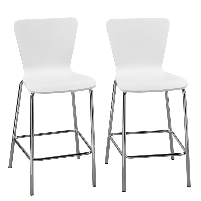 Viqueque Counter Stool, White