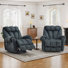 41.34'' Wide Modern Microfiber Power Lift Assist Heated Massage Recliner With USB & Type-C Charging Port (Set Of 2)