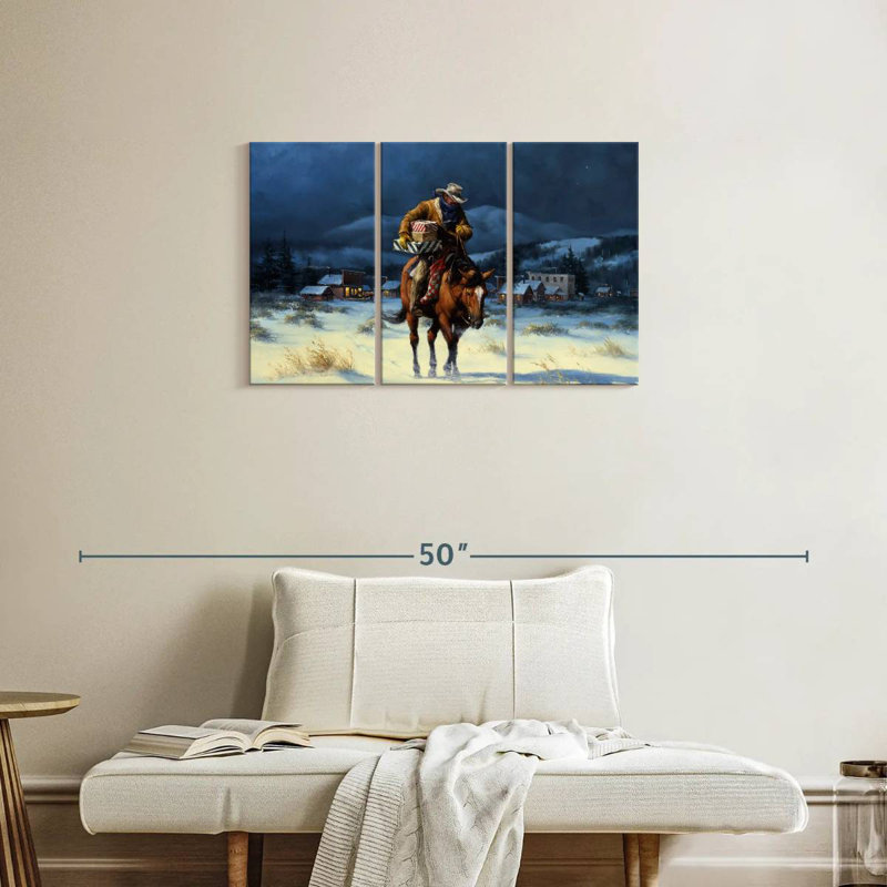 Lelar Bringing Christmas Home, 20" H x 33" W