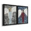 Angels "Tout le monde", ensemble de 2 reproductions sur toiles encadrées-462000009-462000010