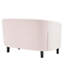 Causeuse en velours argenté Orchid Greta-806005903