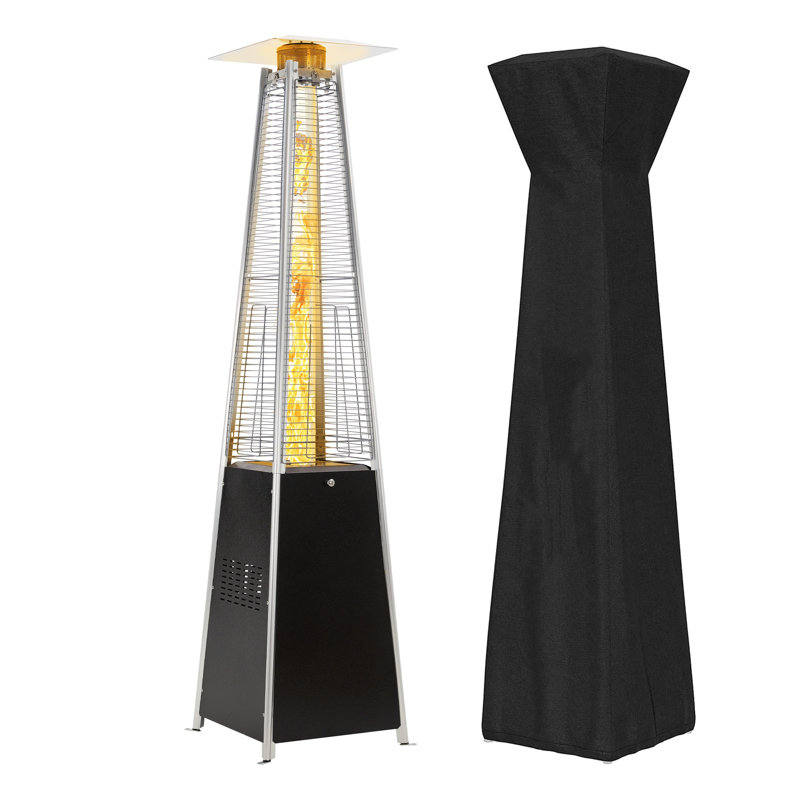 Chauffe-terrasse au propane Pyramid 48 000 BTU, Bronze martelé