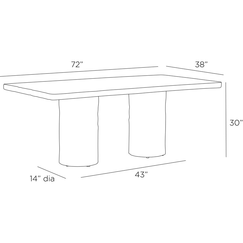 Gemini Outdoor Dining Table