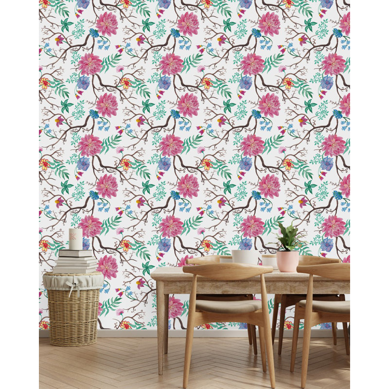 Carreau de papier peint l 25 po, L 2,08 pi x L 10,42 pi