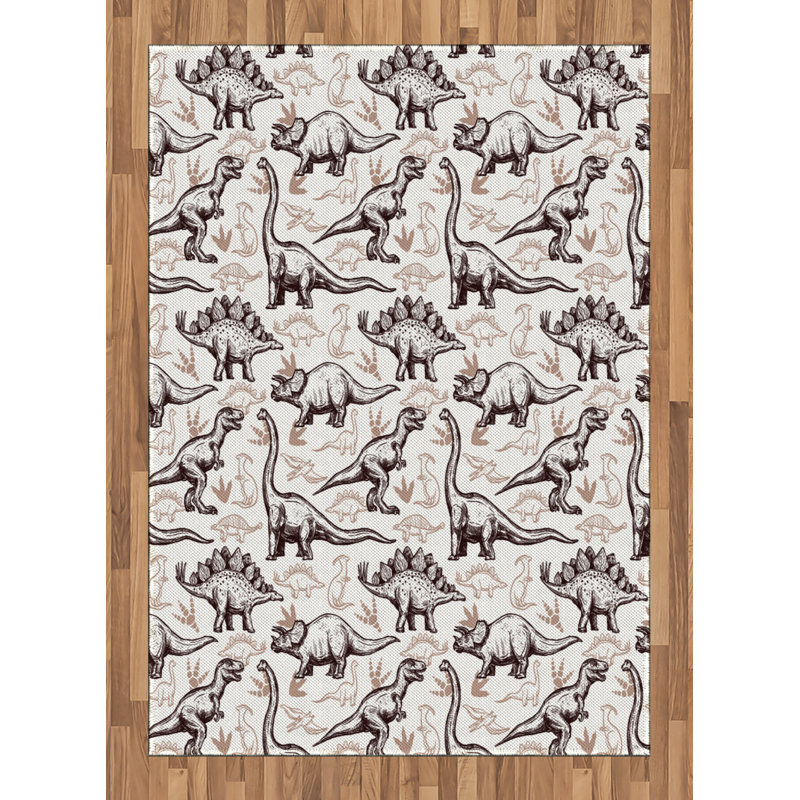 Jenkinsburg Animal Print Hand Woven Area Rug, Rectangle 120 x 180cm