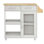 Modway Culinary Kitchen Cart With Spice Rack