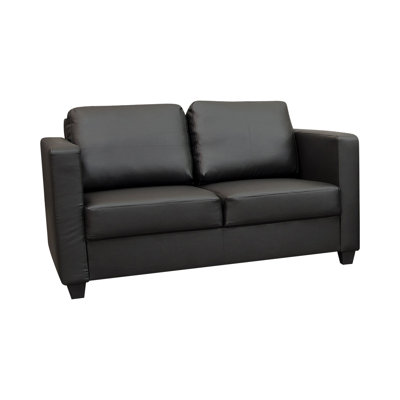 Cube 2 Seater Sofa Faux Leather