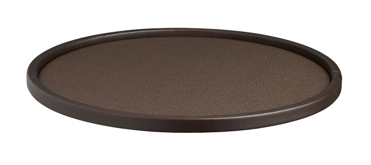Charlton Home® Keesler Plastic Tray, Mocha