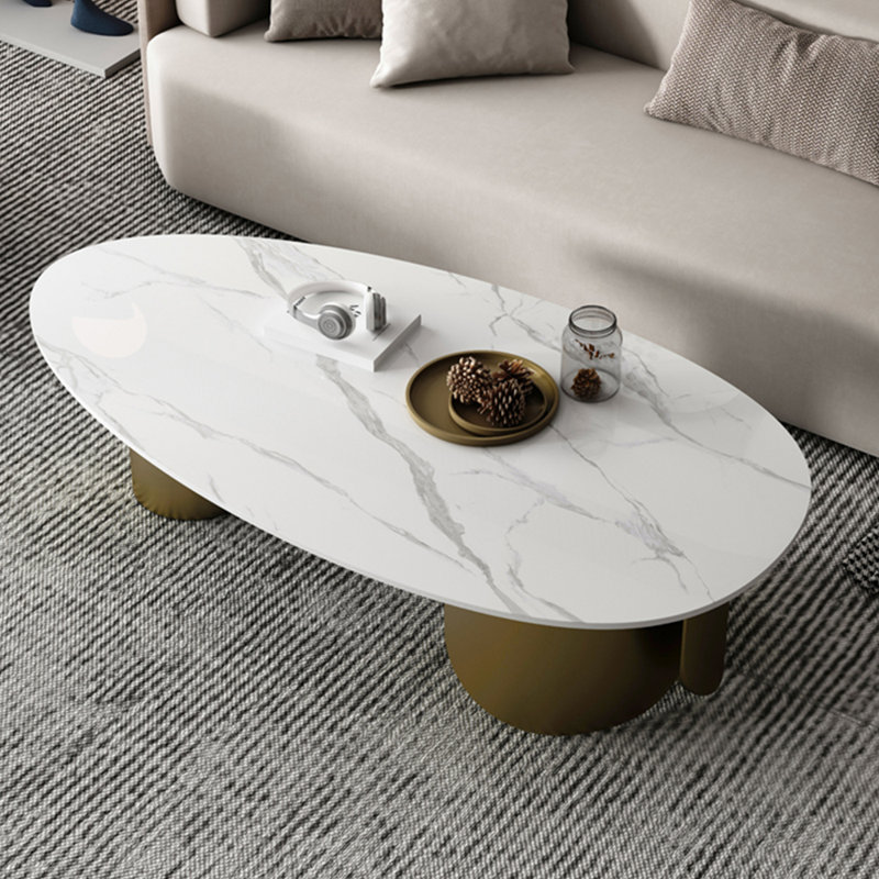 Table basse moderne légère et luxueuse, H 13,8 po x L 23,6 po x l 47,2 po
