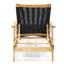 Maurice 200cm Long Reclining Acacia Single Chaise